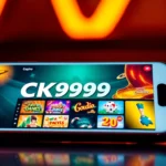 Screenshot of the ck999 app showing casino games on a smartphone for seamless betting and entertainment.