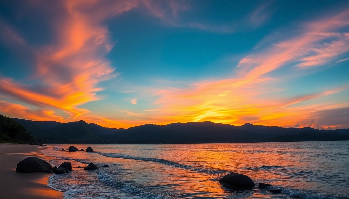 Lombok’s scenic beaches and Mount Rinjani create a stunning natural landscape in Indonesia.