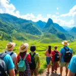 Join an exciting tour through Indonesia's stunning landscapes, filled with vibrant scenery and cultural sights.