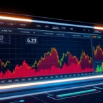 代表aicoin官网的专业加密货币行情平台界面展示，包括实时图表和监控工具，突出其安全和易用性。